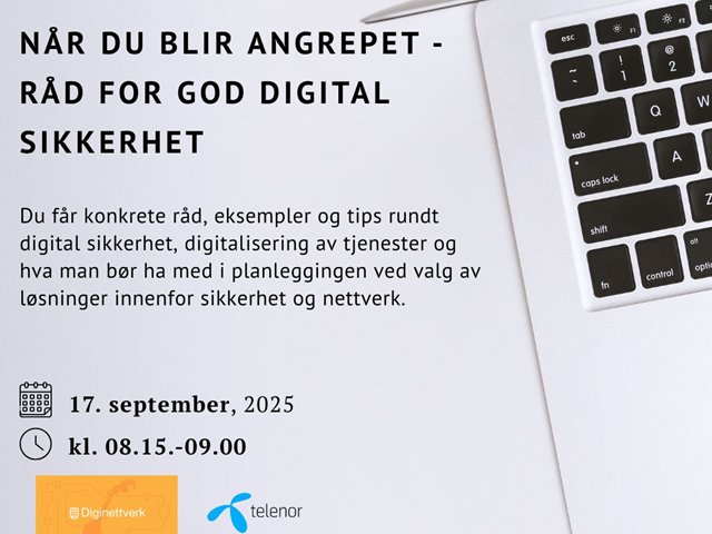 Når du blir angrepet - råd for god digital sikkerhet